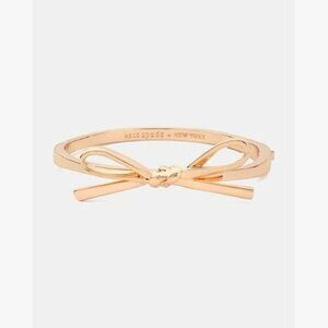 Kate Spade Gold Color Bow Clasp Bangle NWT